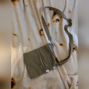 Baggallini Taupe Crossbody with Adjustable Webbing Strap
